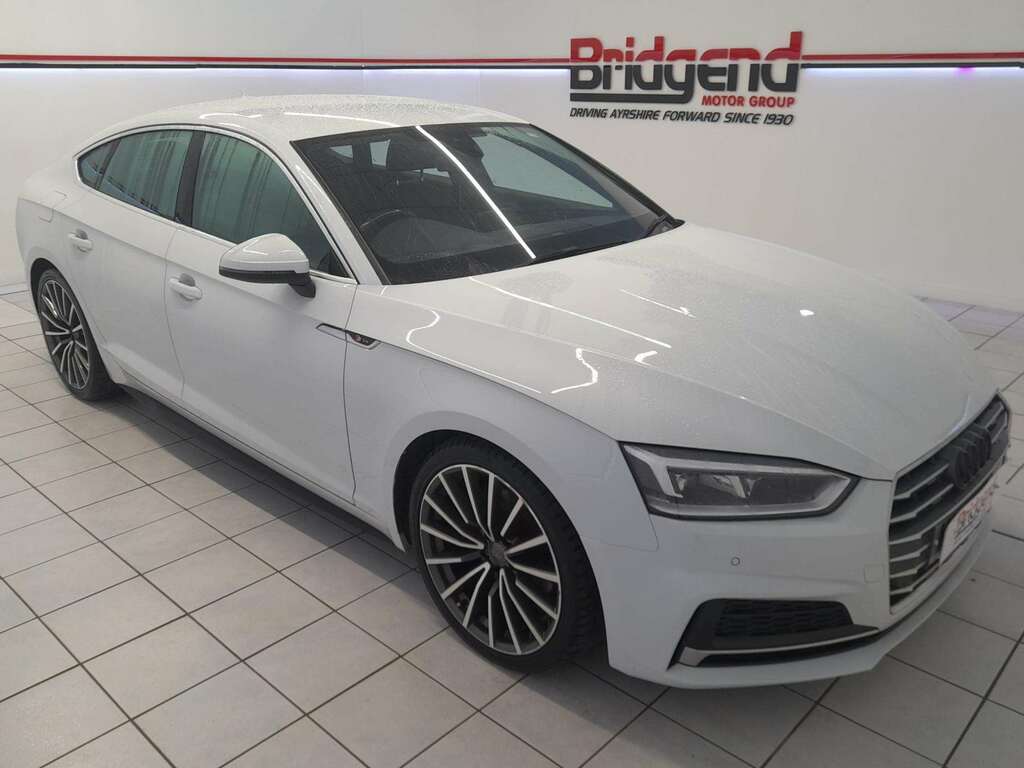 Audi A5 2.0 Tfsi 40 S Line Sportback White