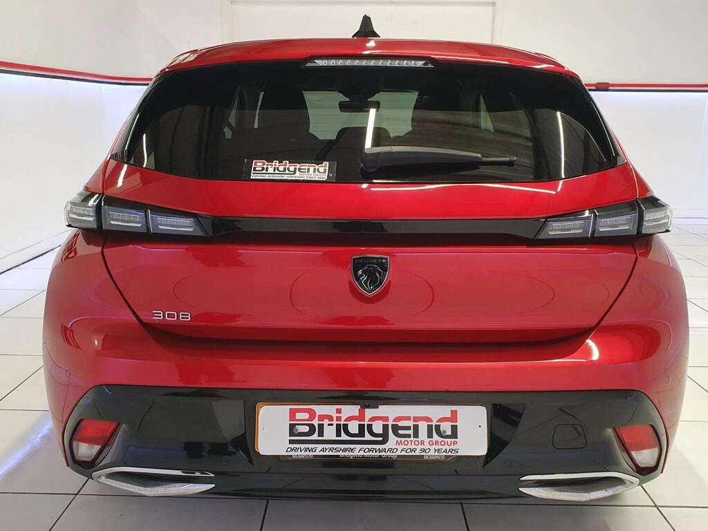 Peugeot 308 1.2 Puretech Allure Premium Hatchback GJ22AOK Red #5