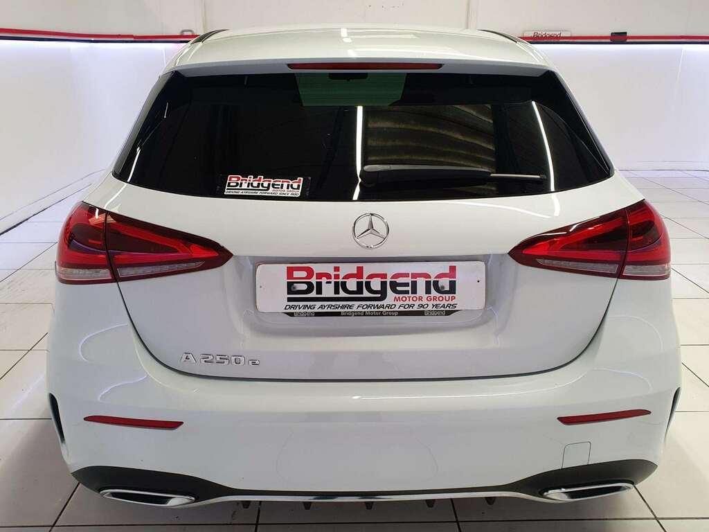 Mercedes-Benz A Class 1.3 A250e 15.6Kwh Amg Line Hatchback Pl GU70OSV White #5