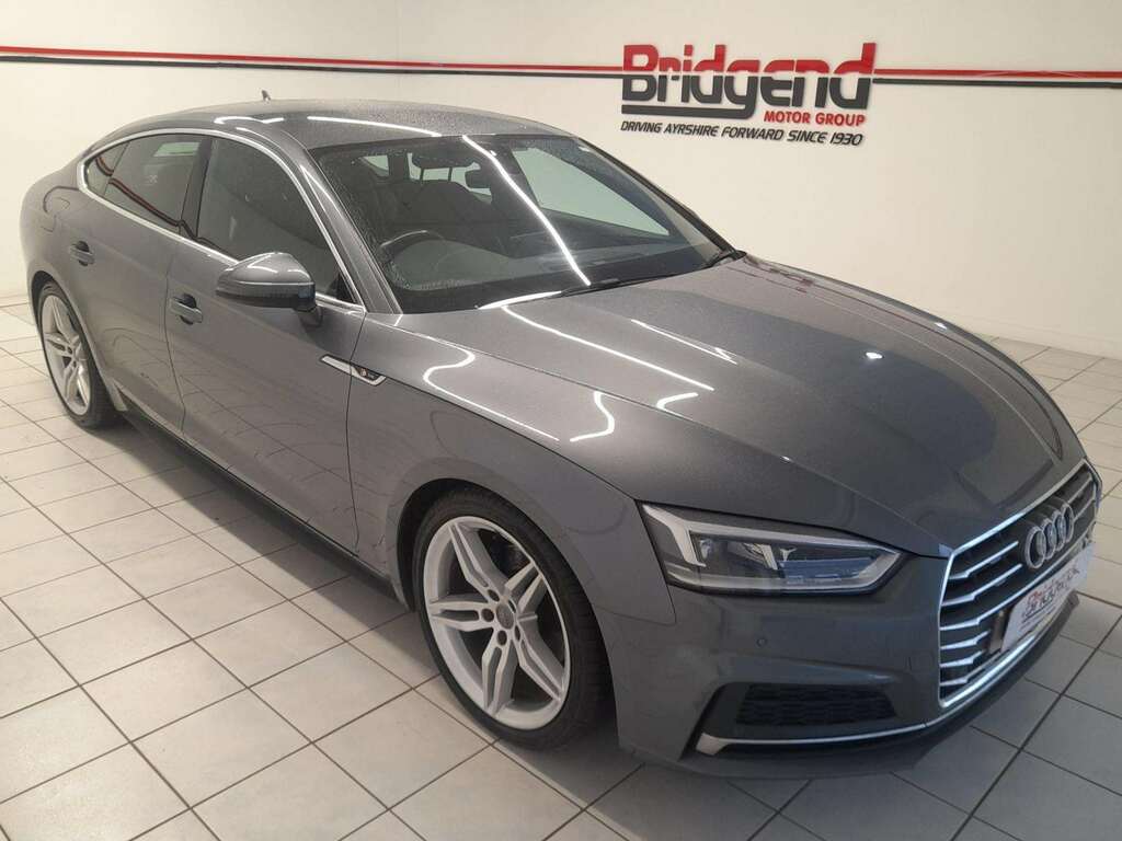 Audi A5 2.0 Tfsi 35 S Line Sportback PJ69UZO Grey #2