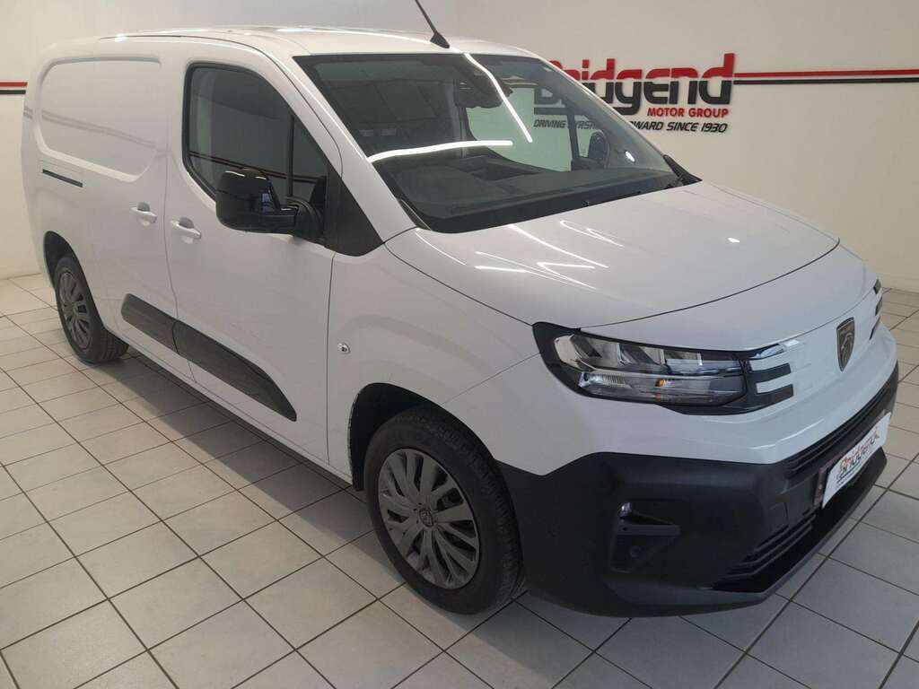 Peugeot Partner L2 1.5 Bluehdi 950 Asphalt Long Panel Van 6Dr Dies KO24VBT White #2
