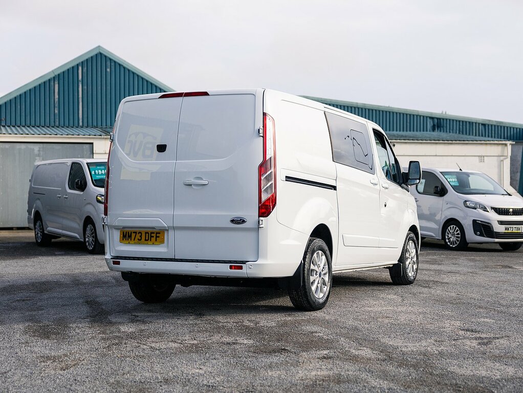 Ford Transit Custom 300 2.0 Ecoblue 130 Bhp L1 Swb Limited Doublecab E MM73DFF White #6