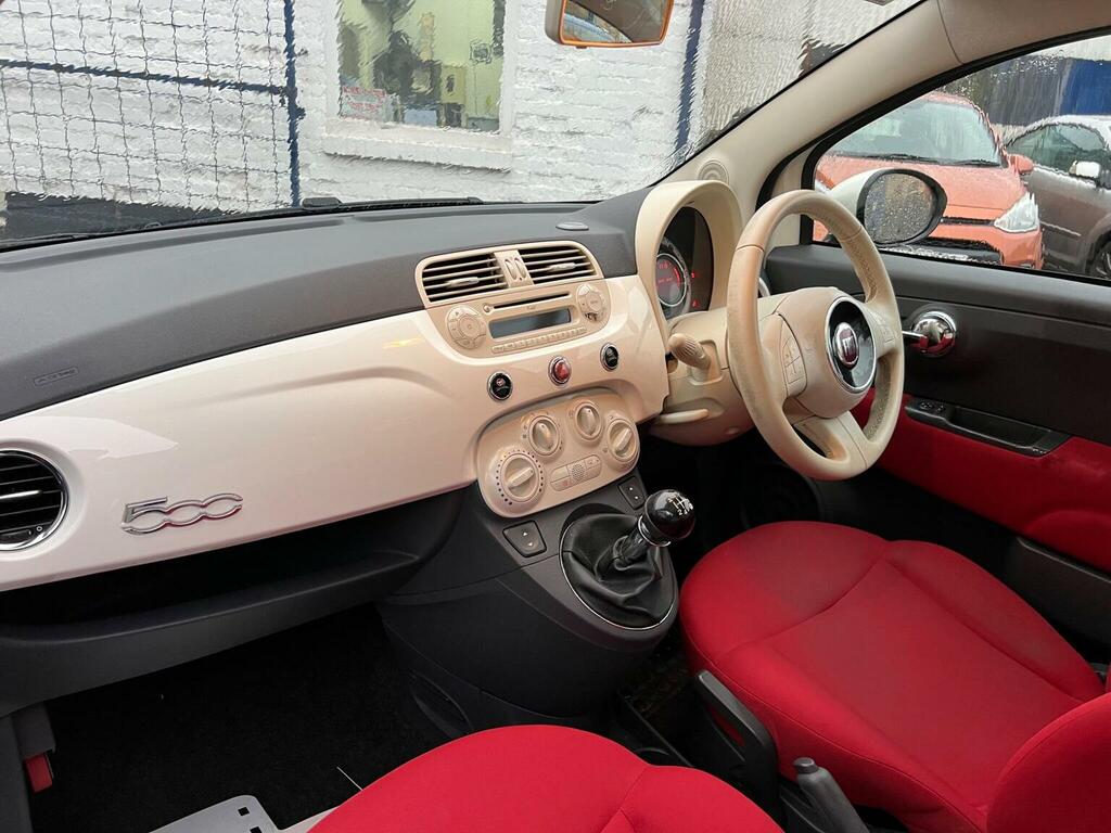 Fiat 500 Hatchback 1.2 Lounge Euro 4 201313 BJ14NZP White #6