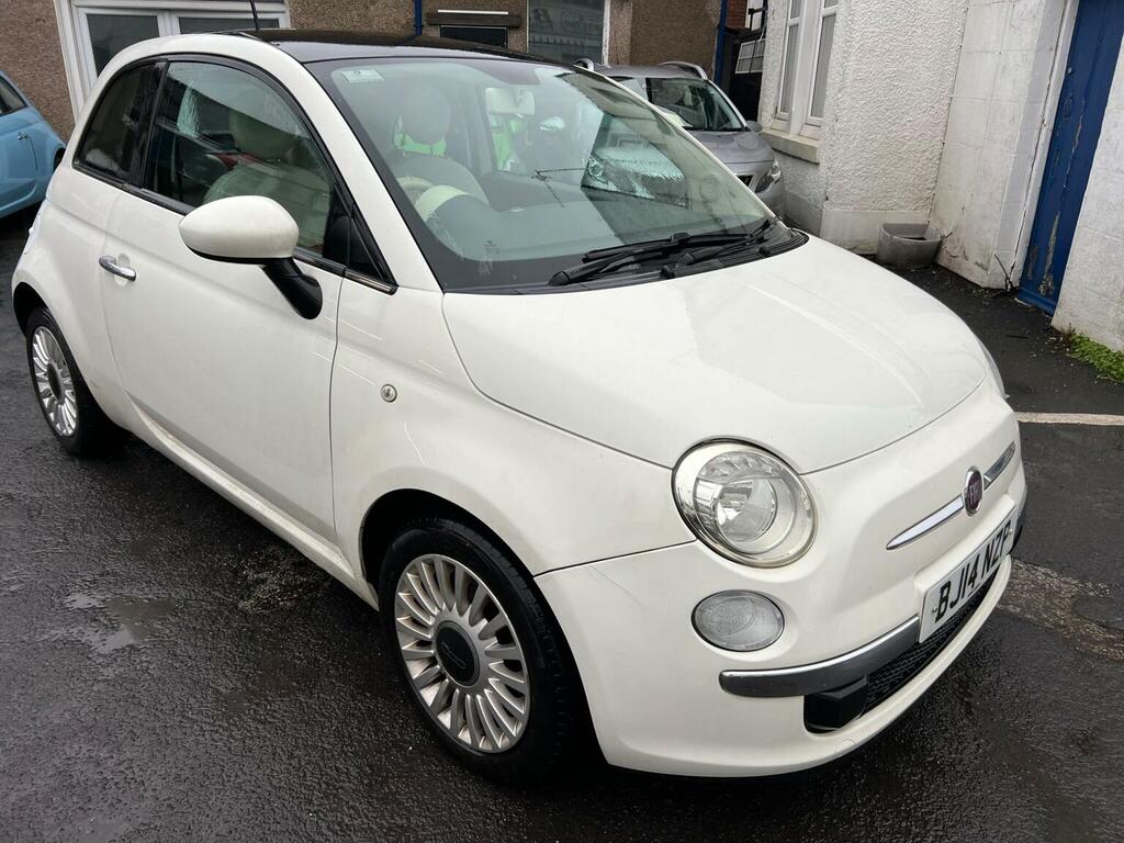 Fiat 500 Hatchback 1.2 Lounge Euro 4 201313 BJ14NZP White #4