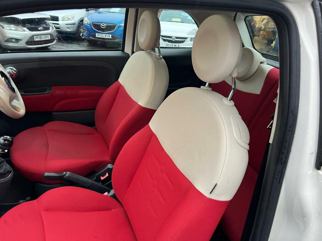 Fiat 500 Hatchback 1.2 Lounge Euro 4 201313 BJ14NZP White #3