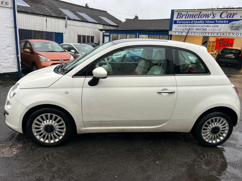 Fiat 500 Hatchback 1.2 Lounge Euro 4 201313 BJ14NZP White #5