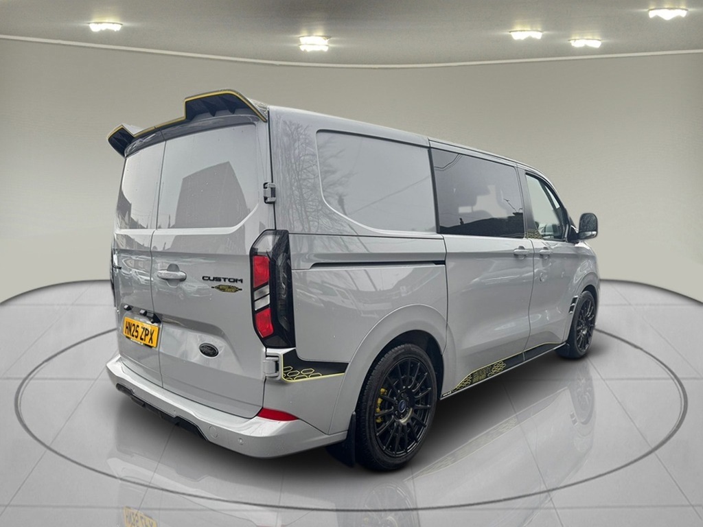 Ford Transit Custom 2.0 320 Ecoblue Limited Crew Van Double Cab Di HN25ZPX Grey #4