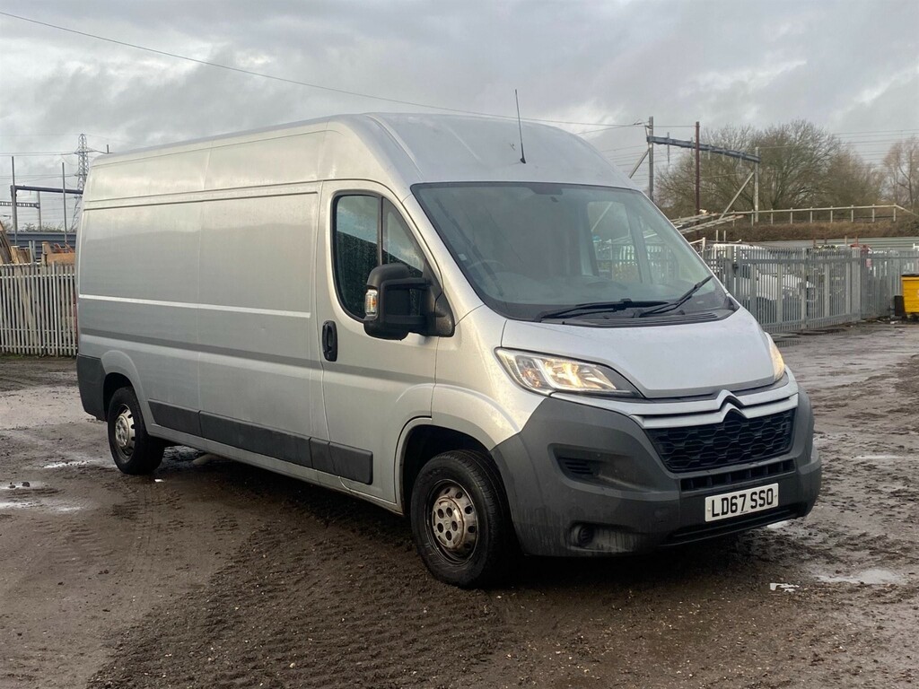 Citroen Relay 2.0 Bluehdi 35 Enterprise L3 High Roof Euro 6 LD67SSO Silver #2