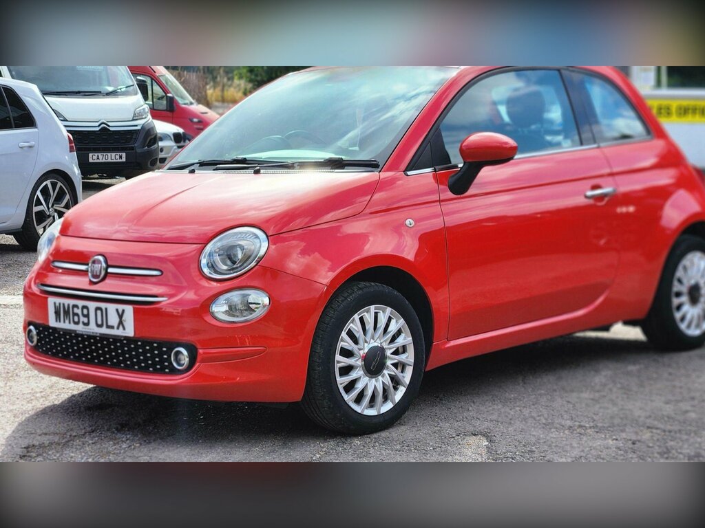 Fiat 500 1.2 Lounge Euro 6 Ss WM69OLX Pink #2