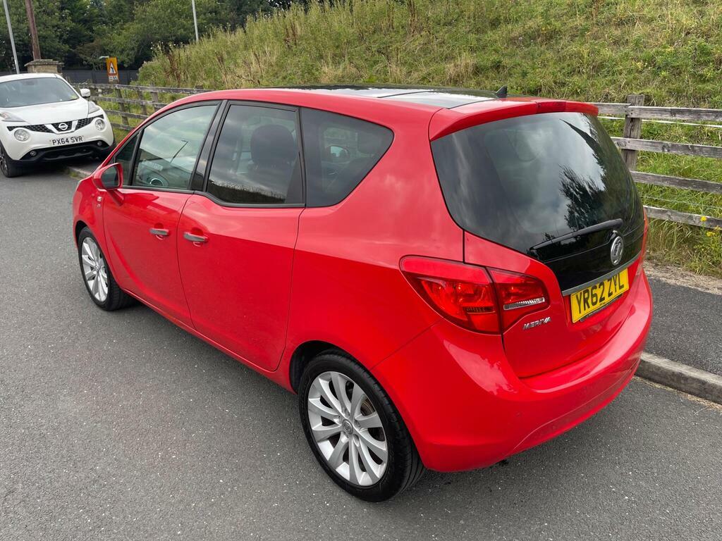 Vauxhall Meriva 1.4 16V Se Euro 5 YR62ZYL Red #6