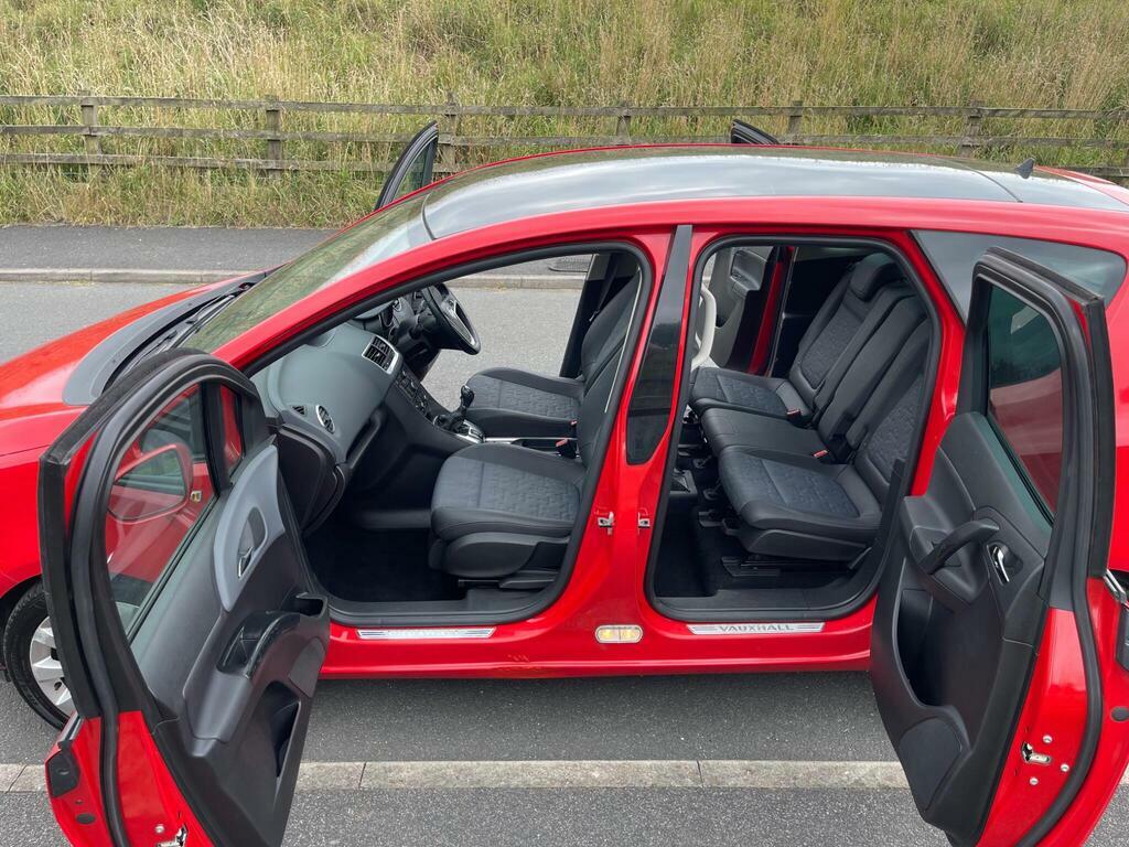 Vauxhall Meriva 1.4 16V Se Euro 5 YR62ZYL Red #2