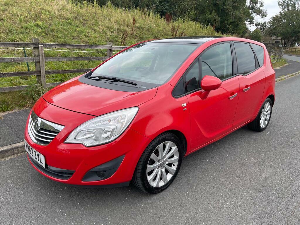 Vauxhall Meriva 1.4 16V Se Euro 5 YR62ZYL Red #4