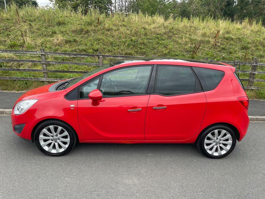 Vauxhall Meriva 1.4 16V Se Euro 5 YR62ZYL Red #3