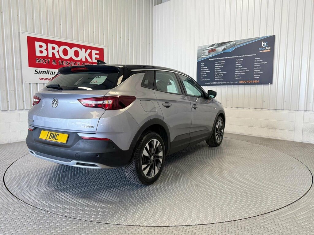 Vauxhall Grandland X 1.2 Turbo Sport Nav Euro 6 Ss DU19WSW Grey #5