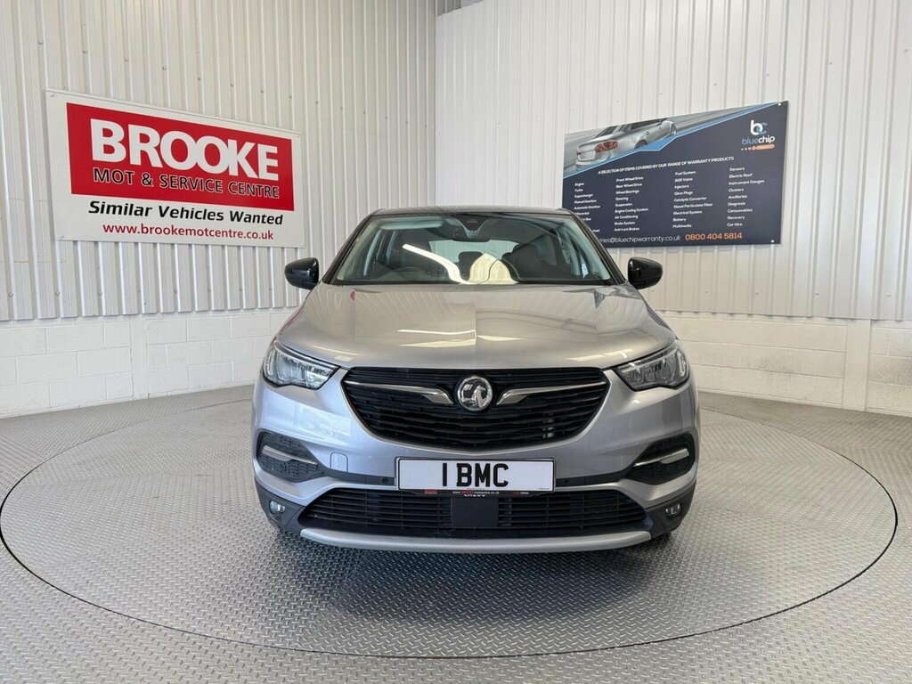 Vauxhall Grandland X 1.2 Turbo Sport Nav Euro 6 Ss DU19WSW Grey #3