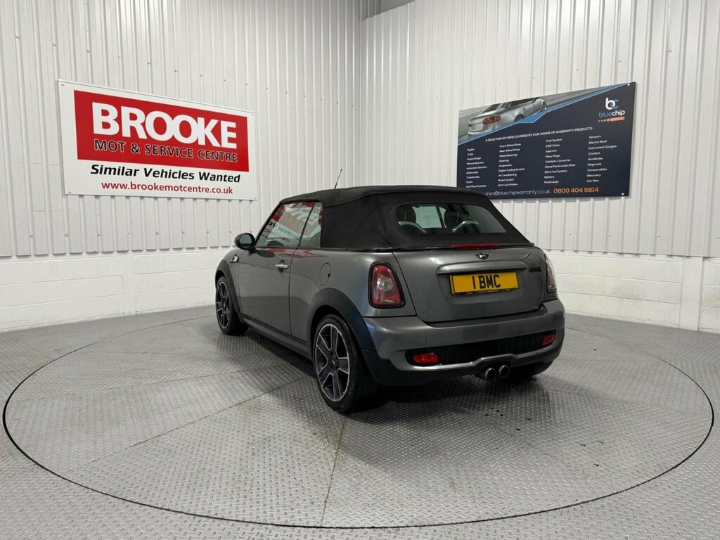 Mini Convertible Convertible 1.6 Cooper S Euro 5 Ss 201010 GV10WFF Silver #5