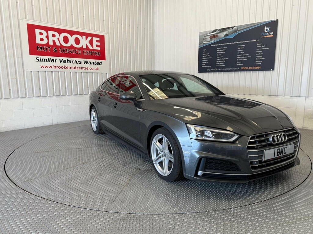 Audi A5 Hatchback 2.0 Tfsi S Line Sportback S Tronic Quatt Grey