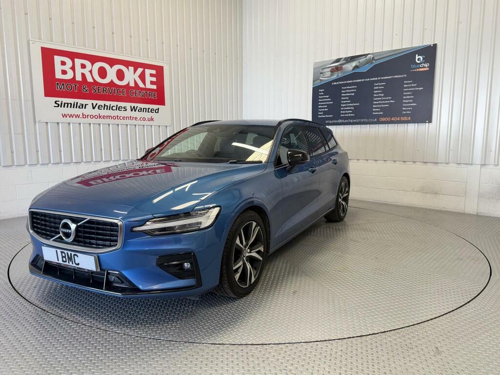 Volvo V60 Estate 2.0 D3 R-design Euro 6 Ss 201969 DSZ5703 Blue #2