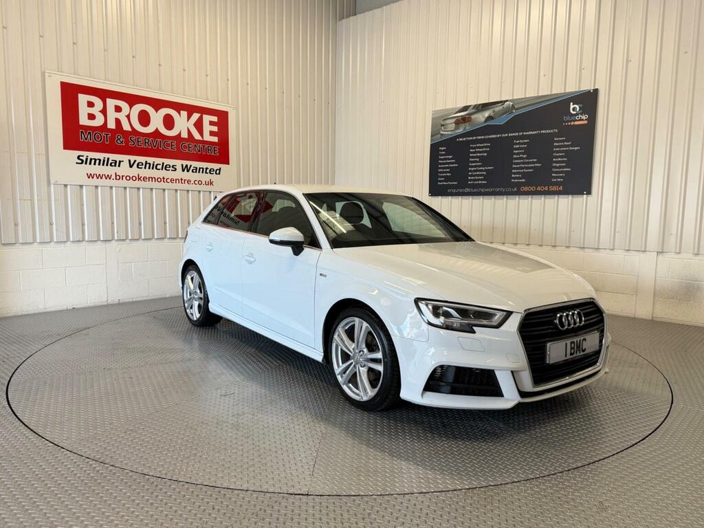 Audi A3 Hatchback 1.0 Tfsi 30 S Line Sportback Euro 6 Ss White