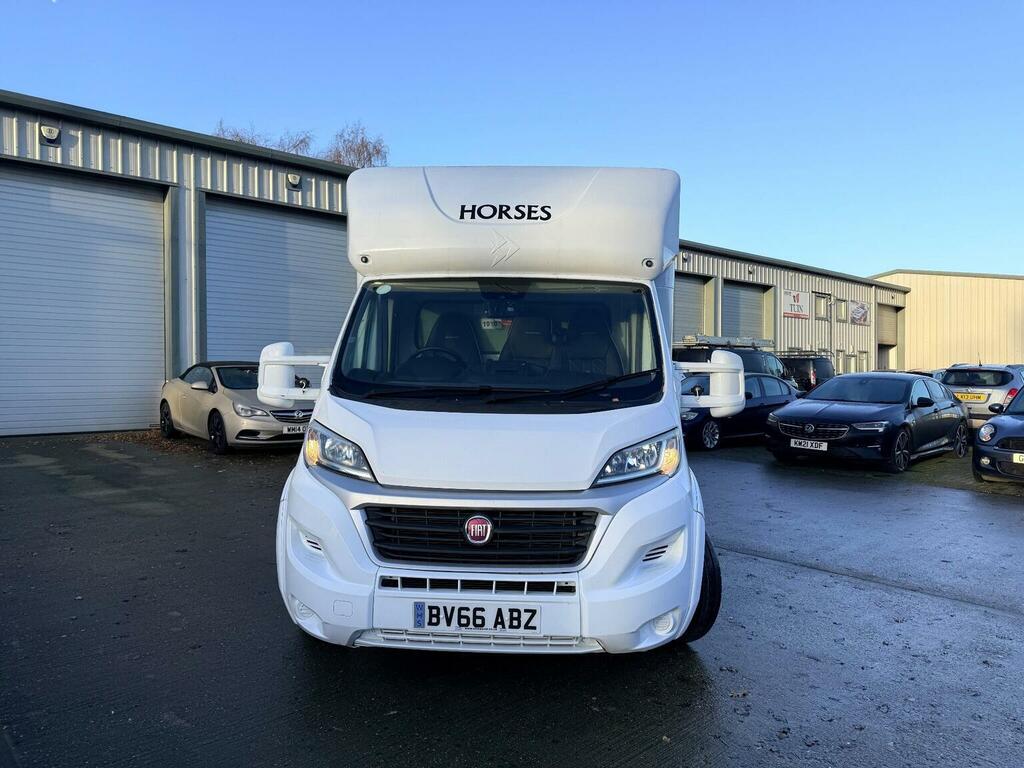 Fiat Ducato Chassis Cab Oakley Horseboxcamper 201666 White #2