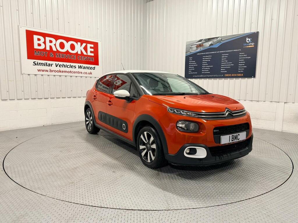 Citroen C3 Hatchback 1.2 Puretech Flair Euro 6 201767 Orange