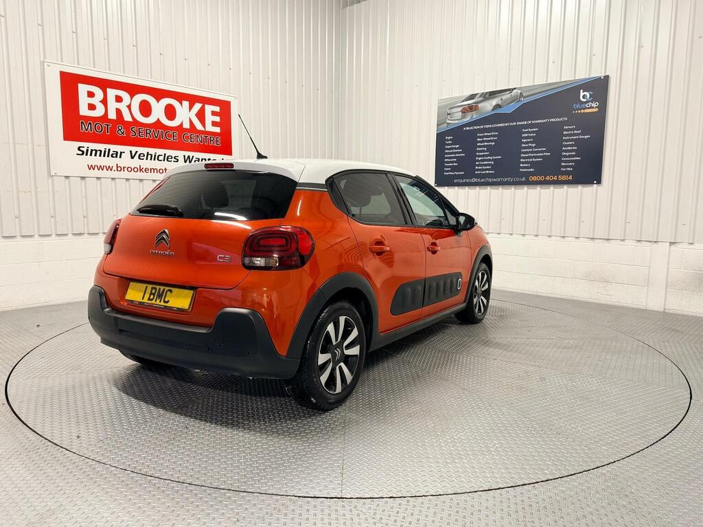 Citroen C3 Hatchback 1.2 Puretech Flair Euro 6 201767 LF67URC Orange #6