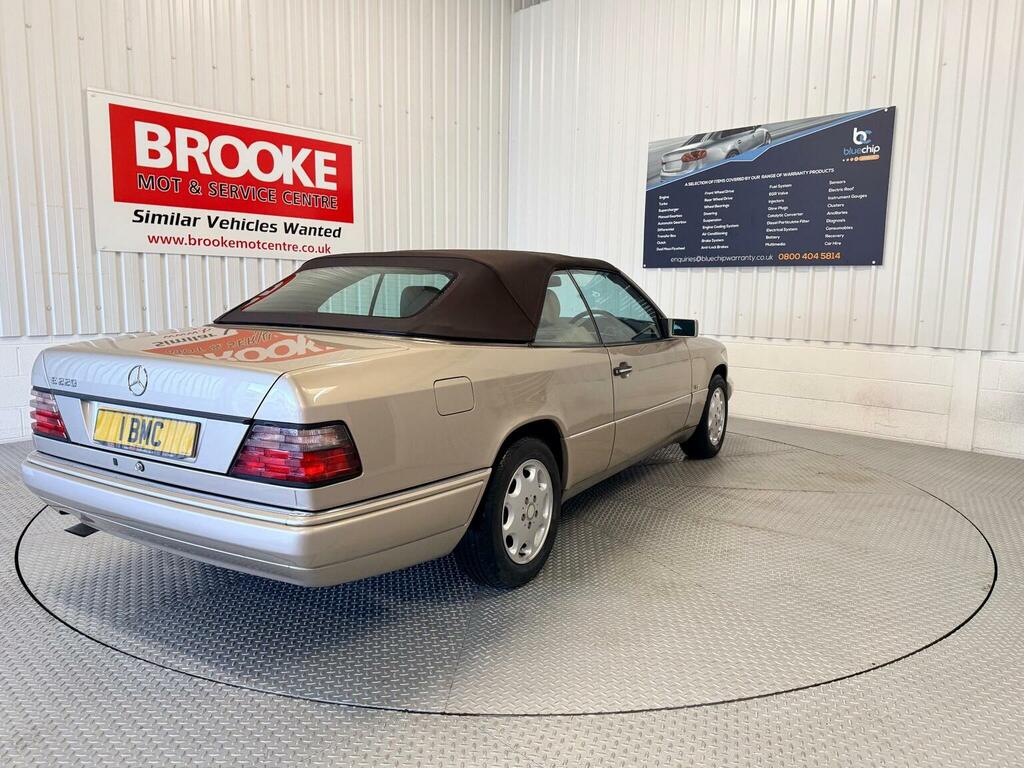 Mercedes-Benz E Class Convertible 2.2 E220 Cabriolet 1996N Silver #5