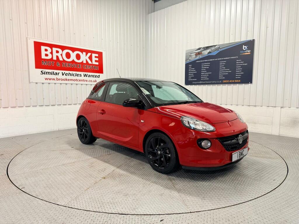 Vauxhall Adam Hatchback 1.2I Ecoflex Energised Euro 6 Ss Red