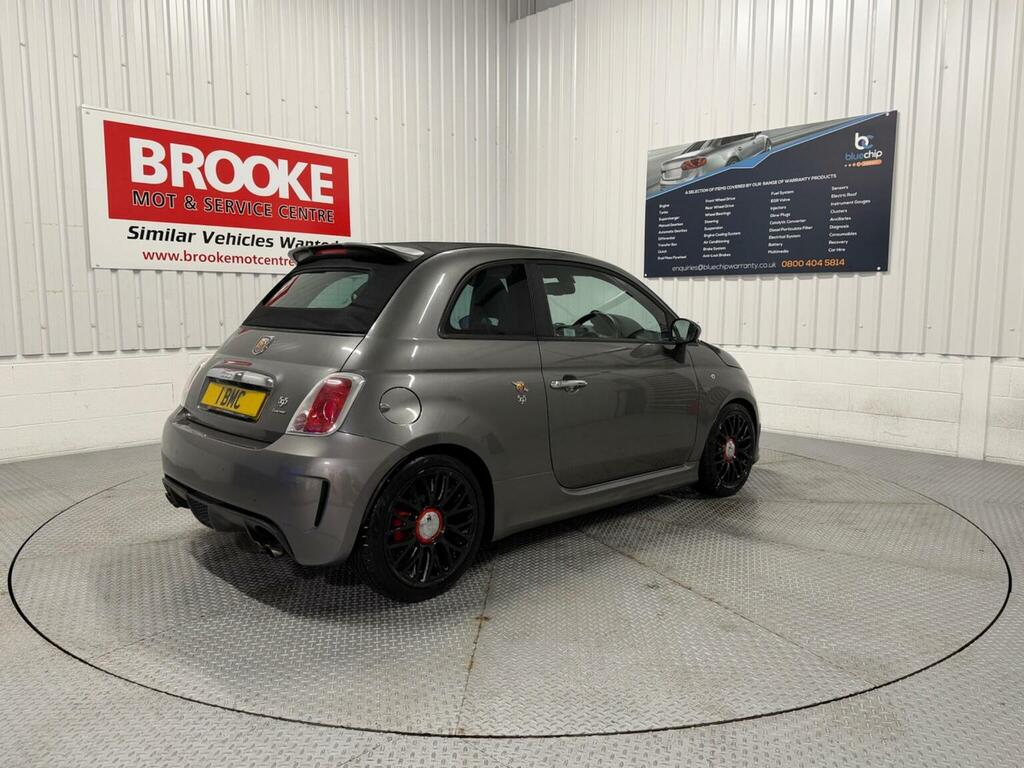 Abarth 595 Convertible 1.4 T-jet Turismo Cabrio Euro 5 2 YJ13SMY Grey #3