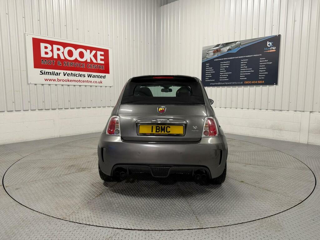 Abarth 595 Convertible 1.4 T-jet Turismo Cabrio Euro 5 2 YJ13SMY Grey #4