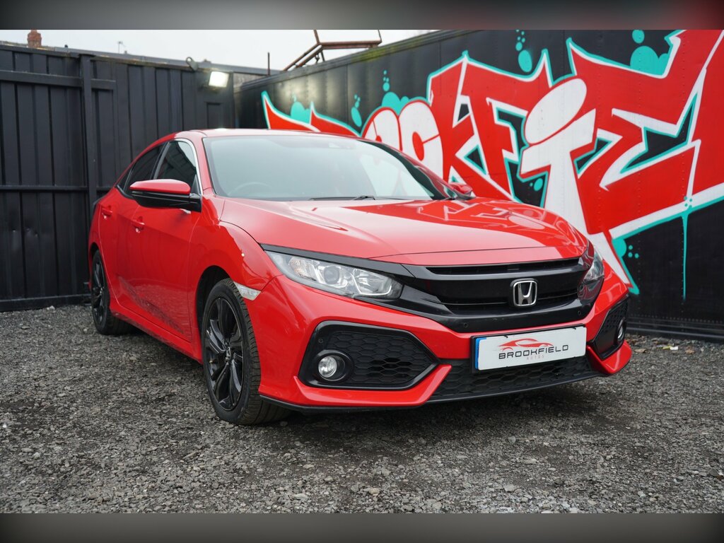 Honda Civic 1.0 Vtec Turbo Sr Hatchback Cvt Euro 6 Red #2