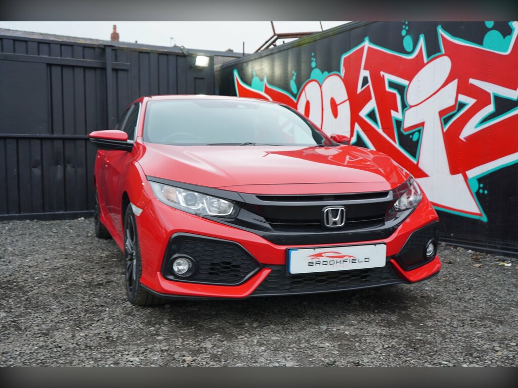 Honda Civic 1.0 Vtec Turbo Sr Hatchback Cvt Euro 6 Red #3