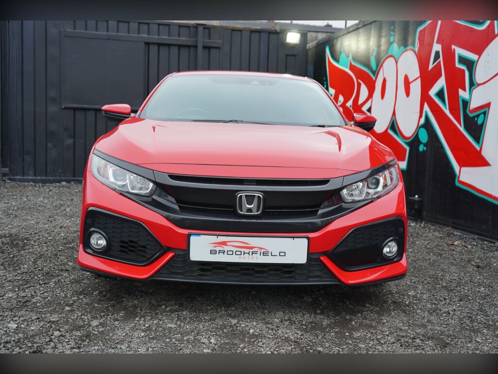 Honda Civic 1.0 Vtec Turbo Sr Hatchback Cvt Euro 6 Red #4