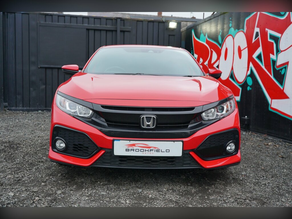 Honda Civic 1.0 Vtec Turbo Sr Hatchback Cvt Euro 6 Red #5