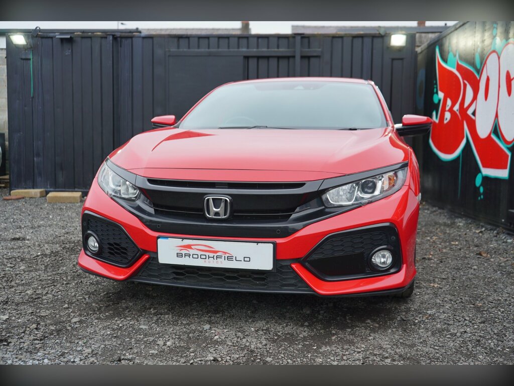 Honda Civic 1.0 Vtec Turbo Sr Hatchback Cvt Euro 6 Red #6