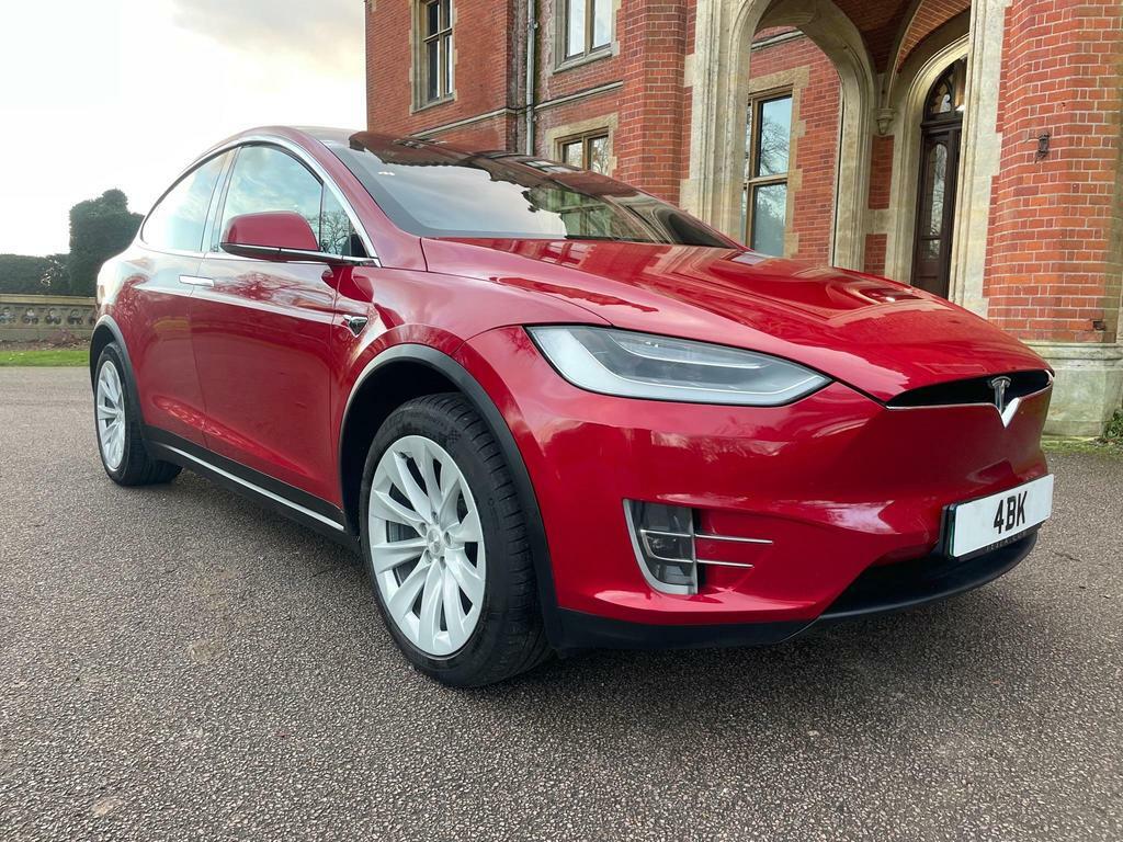 Tesla Model X Dual Motor Long Range Plus 4Wde Red