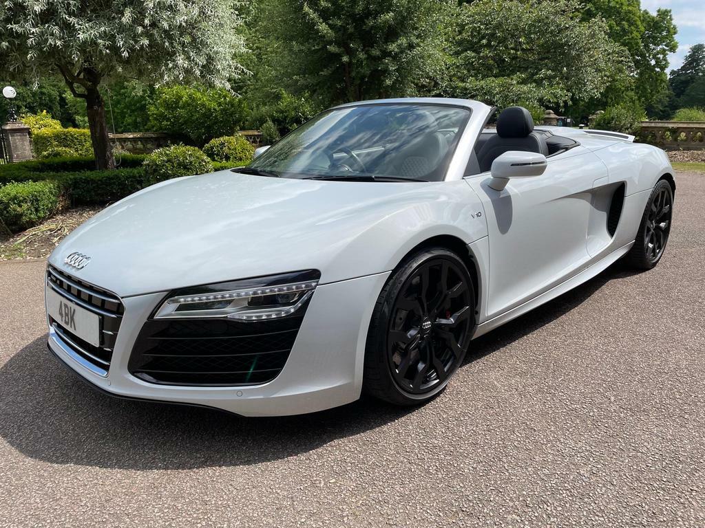 Audi R8 5.2 Fsi V10 Spyder S Tronic Quattro Euro 5 Grey #4