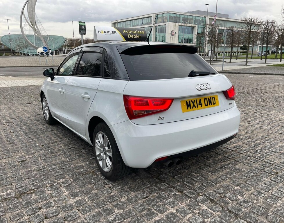 Audi A1 1.4 Tfsi Cod Sport Sportback Stronic5dr MX14OWD White #4