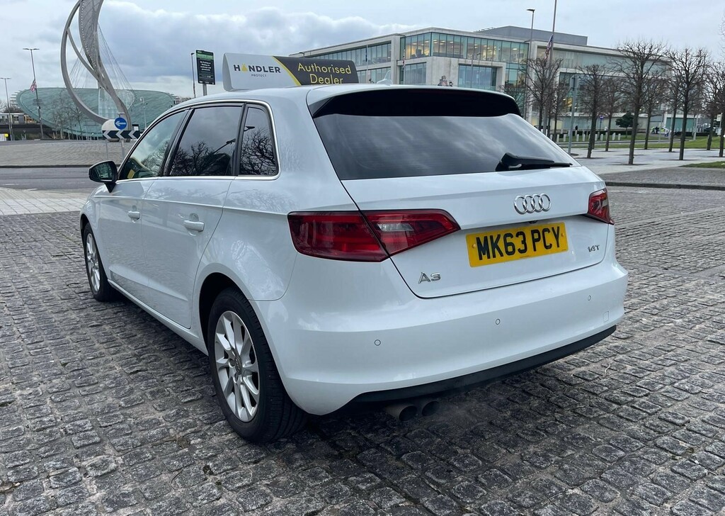 Audi A3 1.4 Tfsi Cod Sport Sportback S Tronic E MK63PCY White #4