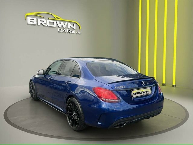 Mercedes-Benz C Class 2.0 C220d Amg Line LG69KSX Blue #4