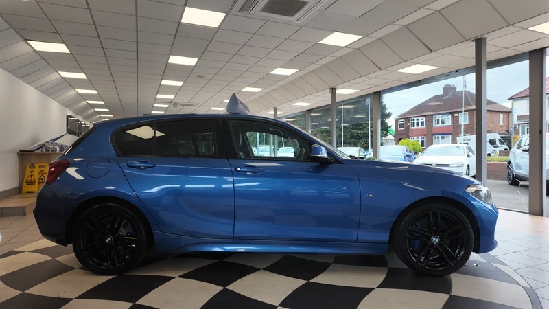 BMW 1 Series 118I M Sport Shadow YO68OGA Blue #3