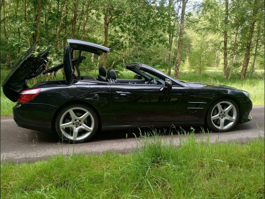 Mercedes-Benz SL Class 4.7 Sl500 V8 Blueefficiency G-tronic Euro 5 Ss Black #2