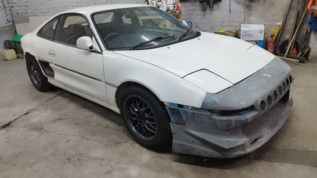 Toyota MR2 Turbo 1992 White #3