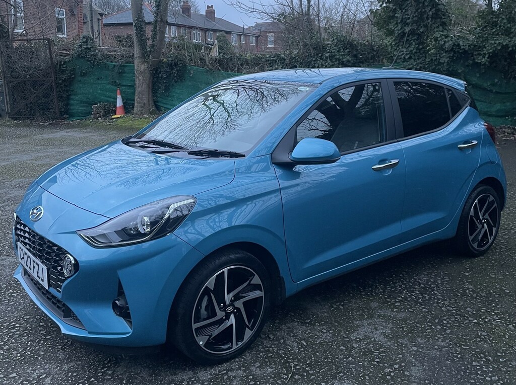 Hyundai I10 1.2 I10 Prem 1.2 84Ps Amt Tp My23 202323 CY23FZJ Blue #3