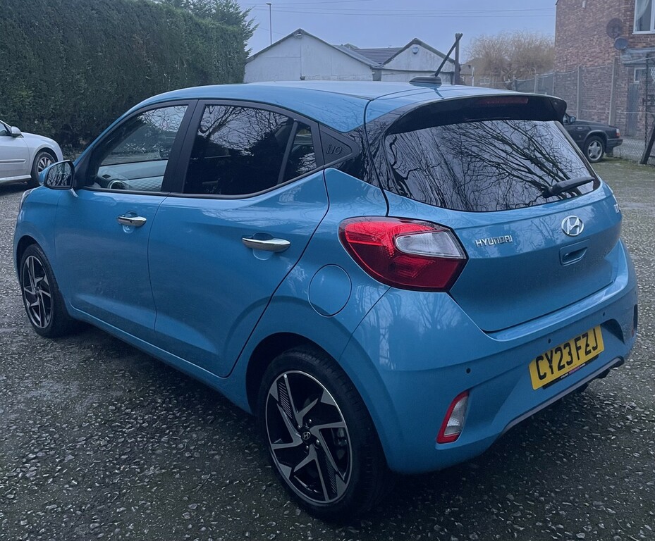 Hyundai I10 1.2 I10 Prem 1.2 84Ps Amt Tp My23 202323 CY23FZJ Blue #4