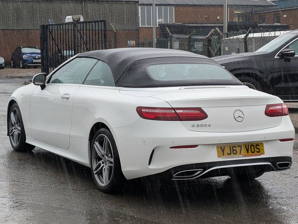 Mercedes-Benz E Class 2.0 D Amg Line Premium Plus Cabriolet G-tronic YJ67VOS White #5