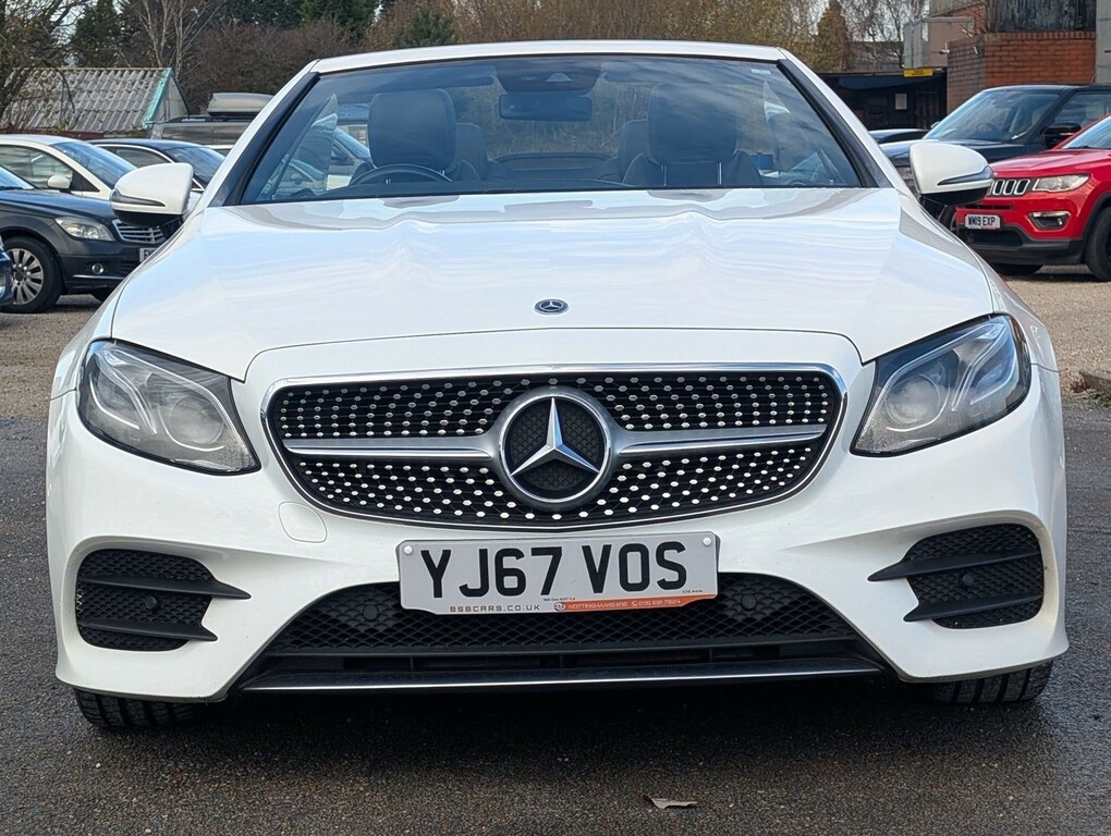 Mercedes-Benz E Class 2.0 D Amg Line Premium Plus Cabriolet G-tronic YJ67VOS White #6