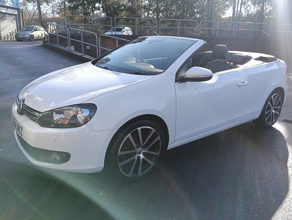 Volkswagen Golf Golf 2.0 Tdi Bluemotion Tech Gt Cabriolet Dies White #6