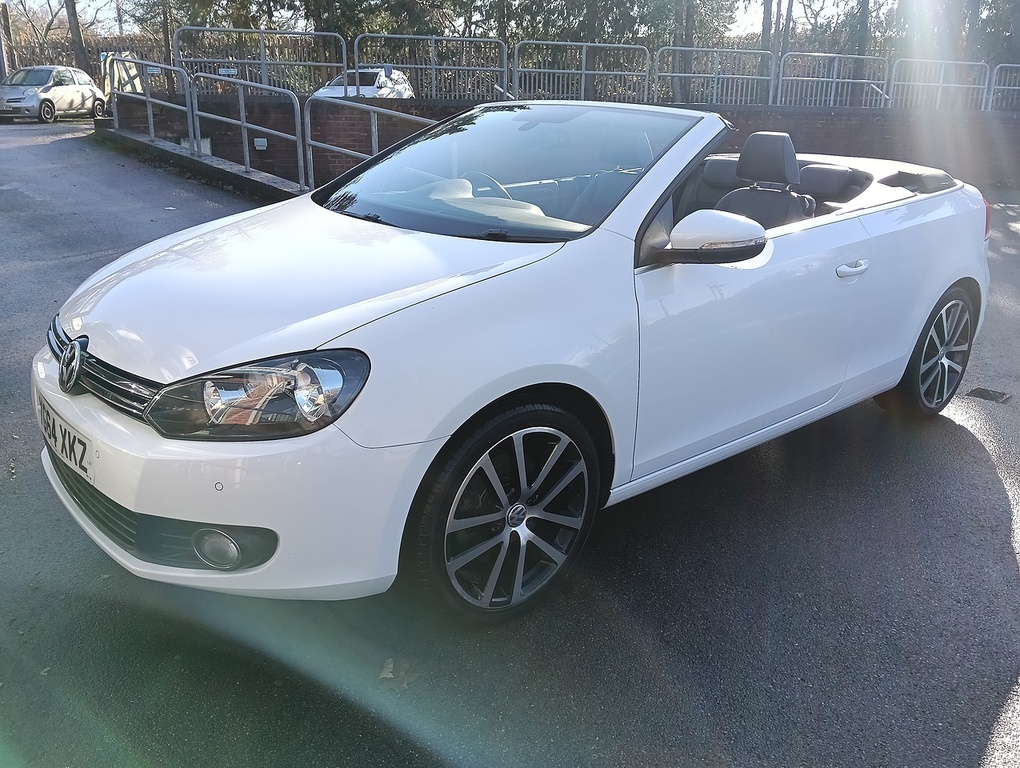 Volkswagen Golf Golf 2.0 Tdi Bluemotion Tech Gt Cabriolet Dies White #5