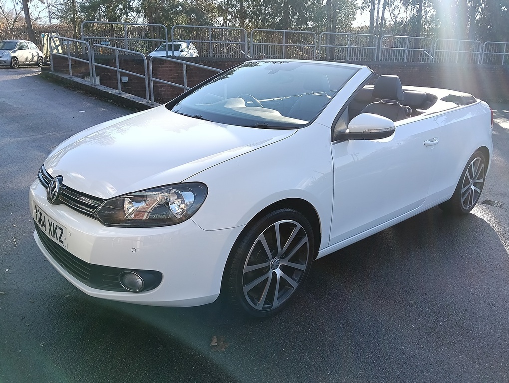 Volkswagen Golf Golf 2.0 Tdi Bluemotion Tech Gt Cabriolet Dies White #3
